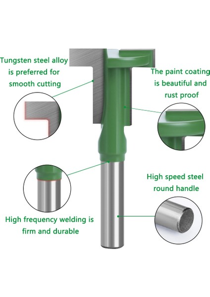 8mm Shank T-Yuvası Freze Uçları Seti Düz Kenar Planya Freze Kesiciler Ahşap Ağaç Işleme Uçları Için Kesme B (Yurt Dışından) fırsatları
