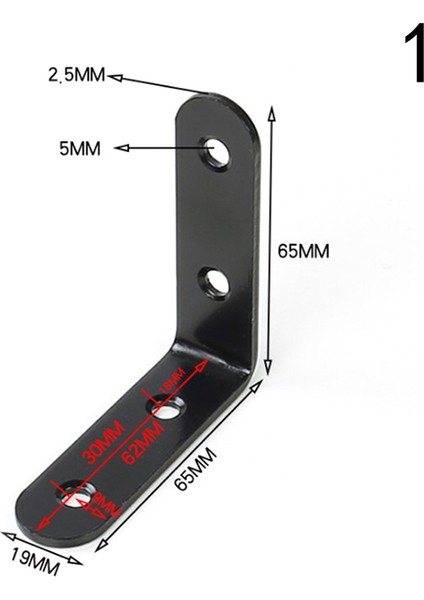 Şekil Sabit Braket Konektör Desteği 90 Derece Sağ Açı Siyah Köşe Kodu (Yurt Dışından) fiyatları