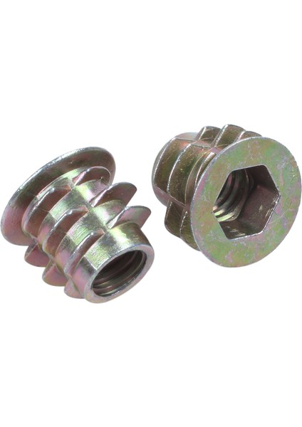 Flyeer 30 Adet M6X10MM Altıgen Soket Vidalı Diş Ekleme Somunu Ahşap Için (Yurt Dışından)