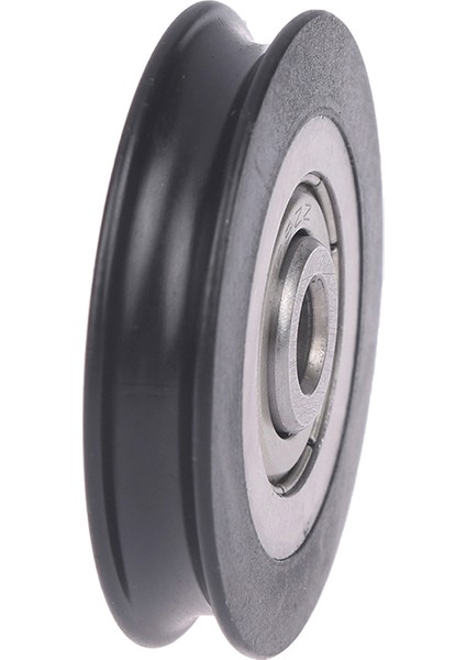 6*39*8mm Vites Kapı Kasnağı Içbükey Tekerlek U Oluklu Tel Halat Hat Üzerinde Tekerlek, Kauçuk Sarılmış Plastik Naylon Rulman Makaralı Eatop (Yurt Dışından)