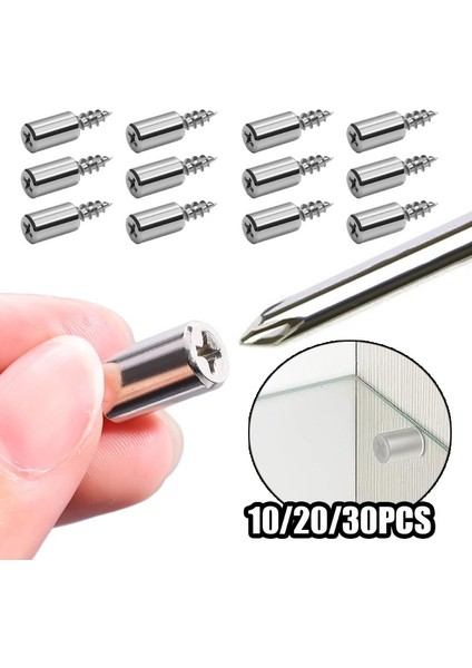 10/20/30SET Modern Minimalist Vidalı Bölme Braketleri/dayanıklı Pratik Aşınmaya Dayanıklı Sabitleme Vidası (Yurt Dışından) fiyatları