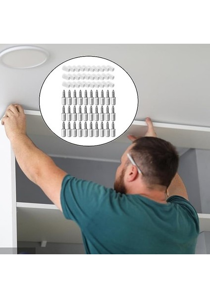 10/20/30SET Modern Minimalist Vidalı Bölme Braketleri/dayanıklı Pratik Aşınmaya Dayanıklı Sabitleme Vidası (Yurt Dışından) indirimleri