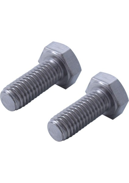 Paslanmaz Çelik Altıgen Başlı Tam Dişli Ayar Vidaları, M8*20MM 4 Adet (Yurt Dışından)