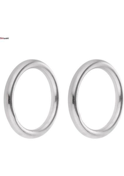 3x1 Çift Pürüzsüz Kaynaklı Cilalı Tekne Deniz Paslanmaz Çelik Halka 5 x 35MM (Yurt Dışından)