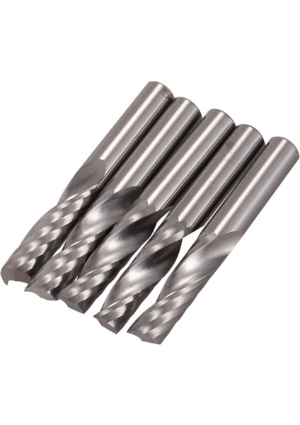 Adet 6mm 1/4 Inç Karbür Cnc Freze Uçları Tek Flüt Uçlu Freze Araçları 22MM (Yurt Dışından)