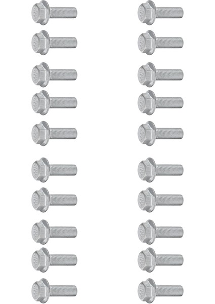 20 Adet M8 Metal Altıgen Flanş Vidaları Cıvata Bağlantı Elemanları Cıvata Yıkama Bağlantı Elemanları (M8X25) (Yurt Dışından) modelleri