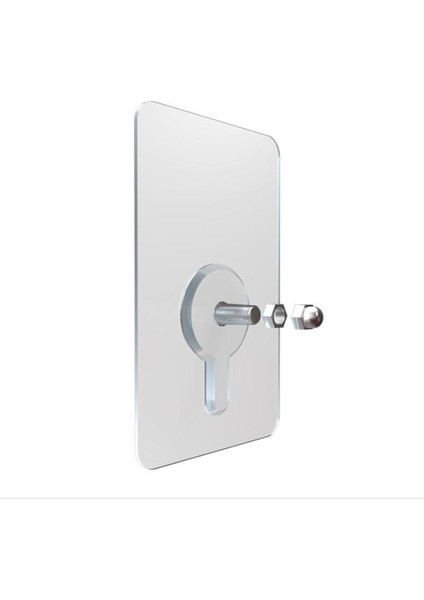 Akrilik Delmesiz Kendinden Yapışkanlı Güçlü Etiket Banyo Asma Kancası Için Özellikler: 5 * 8cm Yama Boyutu: 6mm Uzun Vida Çubuğu (Yurt Dışından) fiyatları