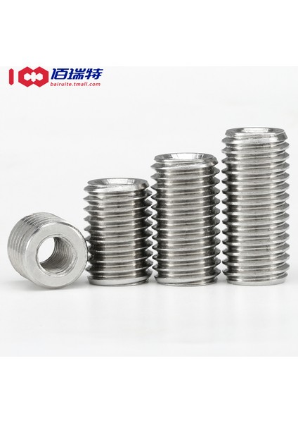 304 Paslanmaz Çelik Iç ve Dış Diş Somunu Vida Dönüşüm Vidası Kovanı Iç Diş Azaltma Kovanı M2M3M4M5M6-M12 (Yurt Dışından) modelleri