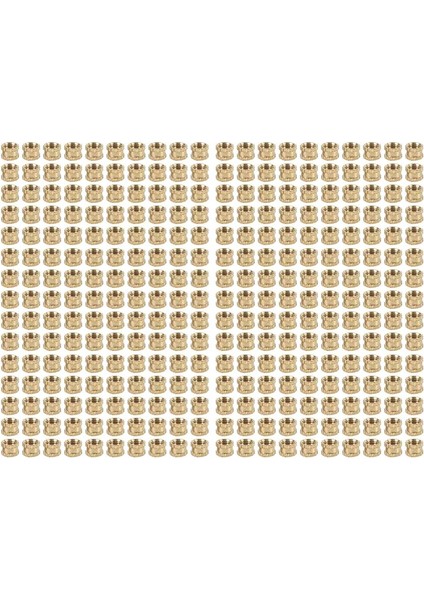 Twexqny M3 x 3mm Dişi Konu Pirinç Tırtıllı Dişli Ekleme Gömme Somunları 300 Adet (Yurt Dışından) fiyatları