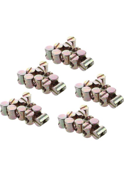 50 Adet M6 Cıvata Çapraz Dübel Oluklu Somun Yataklar Için Beşik Sandalyeler (Yurt Dışından)