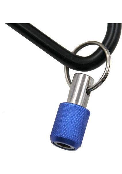 Jaerbee 1/4 Inç Hex-Shank Tornavida Uçları Tutucu Pratik Uzatma Çubuğu Matkap Vida Adaptörü Hızlı Bırakma Karabina Anahtarlık (Yurt Dışından) modelleri