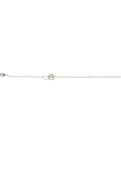 Pet Paw Ayak Izi Bilezikler Shellhards Sevimli Hayvan Paws Köpek Kalp Charm Bilezik Kadınlar Için Bilezikler (Yurt Dışından) fırsatları