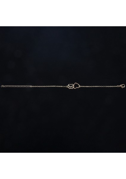 Pet Paw Ayak Izi Bilezikler Shellhards Sevimli Hayvan Paws Köpek Kalp Charm Bilezik Kadınlar Için Bilezikler (Yurt Dışından) indirimleri