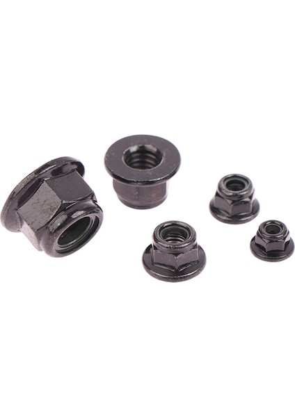 10 Adet M3 M4 M5 M6 M8 Karbon Çelik Altıgen Flanş Naylon Ekleme Kilit Somunu Kendinden Kilitleme Güneş Işığı Süper Mağaza (Yurt Dışından) indirimleri