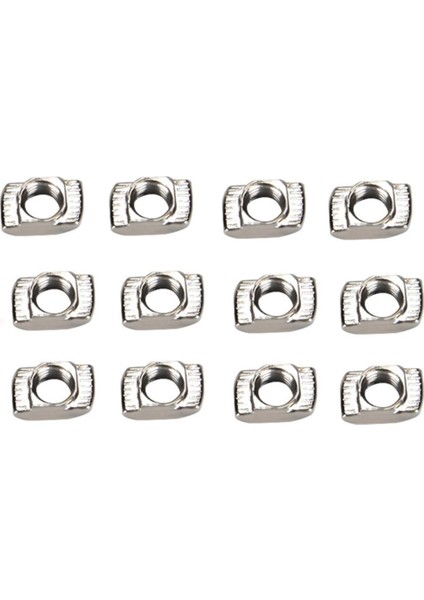 200 Adet 2020 Serisi T Somunları T-Yuvası Somunu Çekiç Kafalı Bağlantı Elemanı - Kaplama Caon Çelik Sürgülü T Somunları (Yurt Dışından)