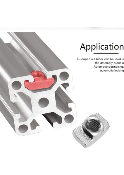 200 Adet 2020 Serisi T Somunları T-Yuvası Somunu Çekiç Kafalı Bağlantı Elemanı - Kaplama Caon Çelik Sürgülü T Somunları (Yurt Dışından) fiyatları