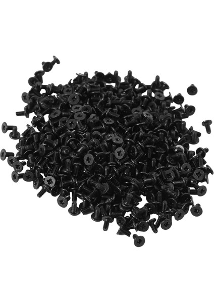 1000 Adet Düz Başlı Vida Düz Başlı Düz Başlı Vida Çapraz Başlı Vida Bilgisayar Dia 4.5mm -Siyah (Yurt Dışından) fırsatları