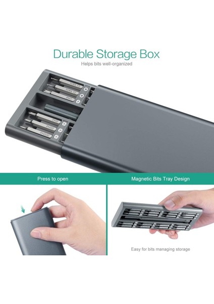 48 Adet Tornavida Seti 48'i 1 Arada Hassas Alüminyum Alaşımlı Taşınabilir Alet (Yurt Dışından) modelleri