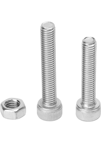 Altıgen Soket Vidalar Somun Seti, 304 Paslanmaz Çelik Soket Kapak Vidası Somun Seti Ev Aletleri Için 150 Adet (Yurt Dışından) indirimleri