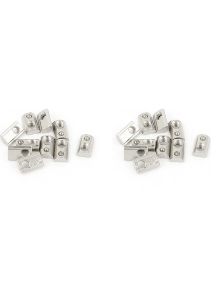 20 Adet 20 Serisi M5 Sürgülü Bilyalı Yay T Yuvası Somunu 13.6mmx8.5mmx4.3mm (Yurt Dışından) fiyatları