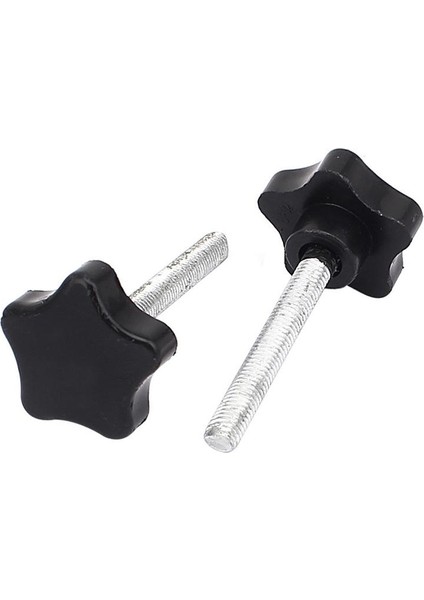 Adet M8 x 60MM Erkek Konu Plastik Vidalı Düğme Kelepçe Kafası Yıldız Siyah Saplı (Yurt Dışından) fiyatları