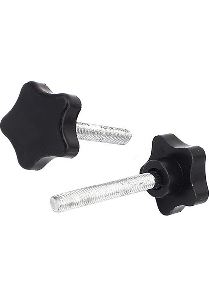 Adet M8 x 60MM Erkek Konu Plastik Vidalı Düğme Kelepçe Kafası Yıldız Siyah Saplı (Yurt Dışından) fırsatları