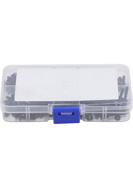 NANLIY-251 Adet Altıgen Soket Vida Somunları M3 Karbon Çelik Tam Dişli Vidalar Cıvata Çeşitleri Kiti, Kapak Başlığı / Lavabo Başlığı / Düz Kafa (Yurt Dışından)