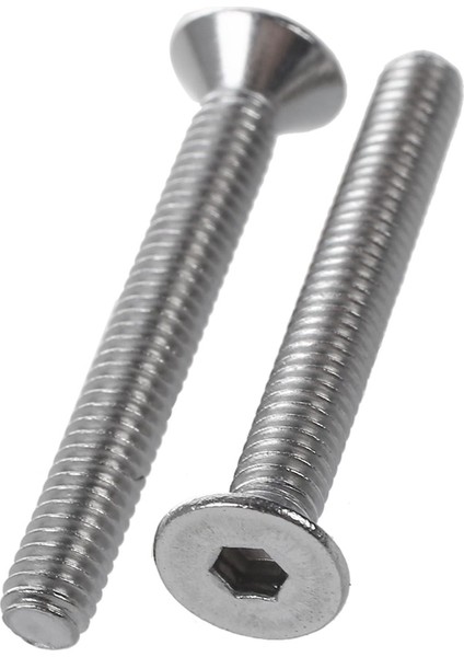 40 Adet Paslanmaz Çelik Havşa Vidalar Altıgen Anahtar Cıvatalar M4 x 30MM (Yurt Dışından) modelleri