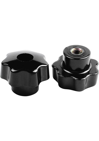 15 Parça Siyah Yıldız Kavrama Topuzları, Dişi Diş Çapı 8mm, Kafa Çapı 40MM (Yurt Dışından) fırsatları