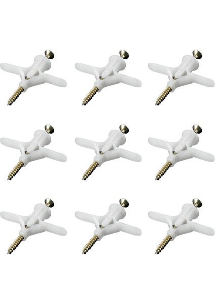 100 Takım Alçıpan Dübel, Plastik Genleşme Boruları, Boru Duvar Dübelleri, Yıldız Başlı Vidalı Genleşme Tapaları (Yurt Dışından) fiyatları