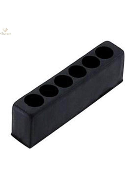 Adet Tornavida Bit Tutucu Blok Soket 6 Açılı Plastik 6 Delikli Siyah (Yurt Dışından)