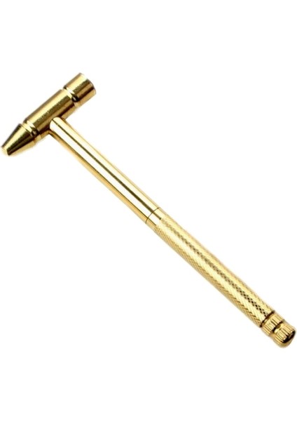 [sıcak] 5 In 1 Mikro Mini Çok Fonksiyonlu Çok Pirinç Çekiç 3 Çeşit Tornavida Uçları Cep Dıy Araçları Küçük Yuvarlak Çekiç (Yurt Dışından) fırsatları