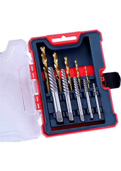 Jaerbee 10 Adet Vida Çıkarıcı Merkezi Matkap Uçları Kılavuz Seti Kırık Hasarlı Cıvata Sökücü Temizleme Hızı Alet Takımı (Yurt Dışından)