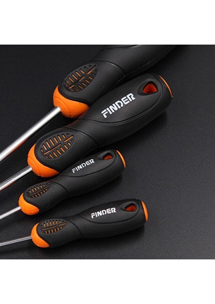 Fınder 4 Adet Çapraz Oluklu Tornavida Seti Cr-V Alaşımlı Çelik Profesyonel Elektrikçi Tornavida Yalıtımlı Tornavida Dıy Araçları (Yurt Dışından)