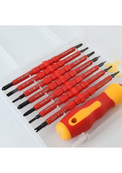 Elektrik Yalıtımlı Kit Ev Tamir Araçları Için 8pcs Tornavida Ucu Seti (Yurt Dışından) modelleri