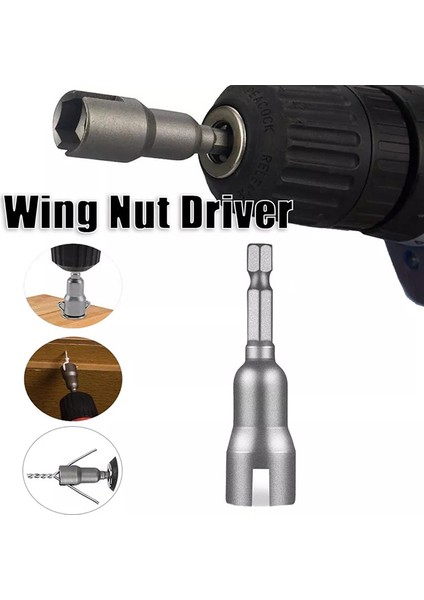 Oluklu Altıgen Saplı 65MM Elektrikli Tornavida Soket Anahtarı Kelebek Delik Sevıch (Yurt Dışından) modelleri
