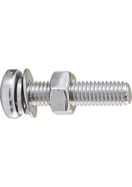 M2.5M3M4M5M6M8M10MM04 Paslanmaz Çelik Yuvarlak Başlı Vida Somunu Kombinasyon Seti Cıvata Çapraz Vida (Yurt Dışından) fırsatları