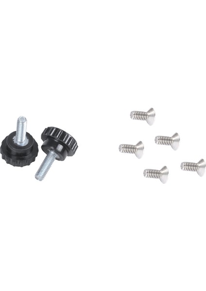 6 Adet M4X10 Dişli Tırtıllı Kelebek Vida ile 100 Adet 304HC Paslanmaz Çelik Altıgen Havşa Düz Cıvata Vidalar M2X5MM (Yurt Dışından)
