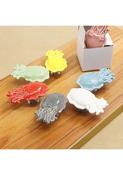 1012 Ahtapot Seramik Kulplar Çekmece Kolları Dolap Kolu Tek Delikli Dolap (Yurt Dışından) fırsatları