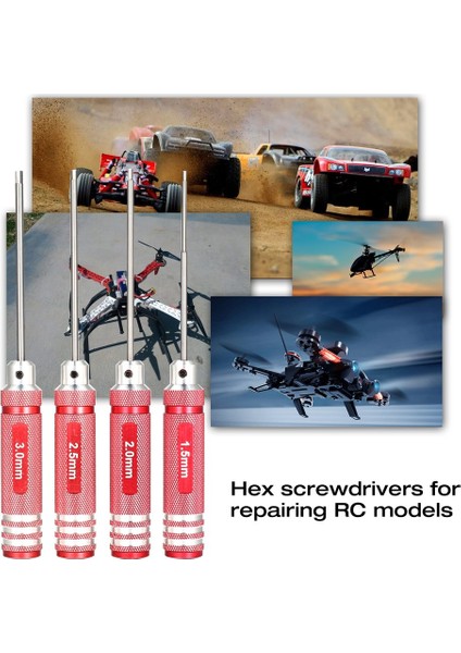 Adet Hex Tornavida Seti 1.5 2.0 2.5 3.0mm Helikopter Araba Modeli Rc Için Araçlar (Yurt Dışından) fırsatları