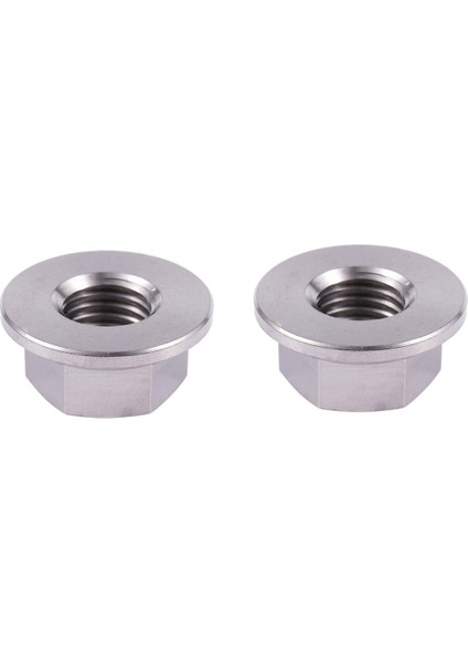 Adet M10 x 1.25 mm Tc4 Titanyum Ti Flanşlı Somun Vidalar Için Vida Bağlantı Elemanı (Yurt Dışından)