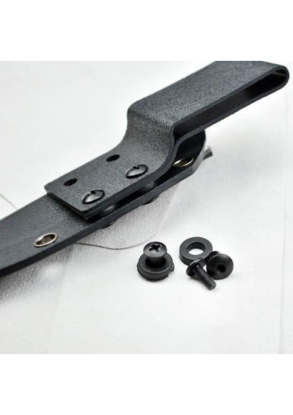 6 Takım Siyah Çelik Kısa Mesaj Chicago Vida Seti Çapraz Kafa Dıy Kydex Podazz Için Mükemmel (Yurt Dışından)