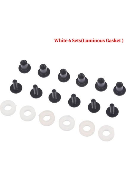 6 Takım Siyah Çelik Kısa Mesaj Chicago Vida Seti Çapraz Kafa Dıy Kydex Podazz Için Mükemmel (Yurt Dışından) fiyatları