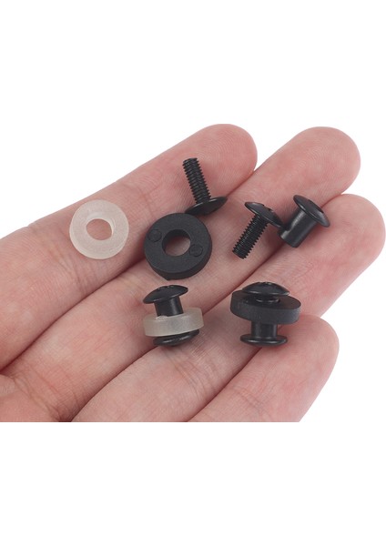 6 Takım Siyah Çelik Kısa Mesaj Chicago Vida Seti Çapraz Kafa Dıy Kydex Podazz Için Mükemmel (Yurt Dışından) modelleri