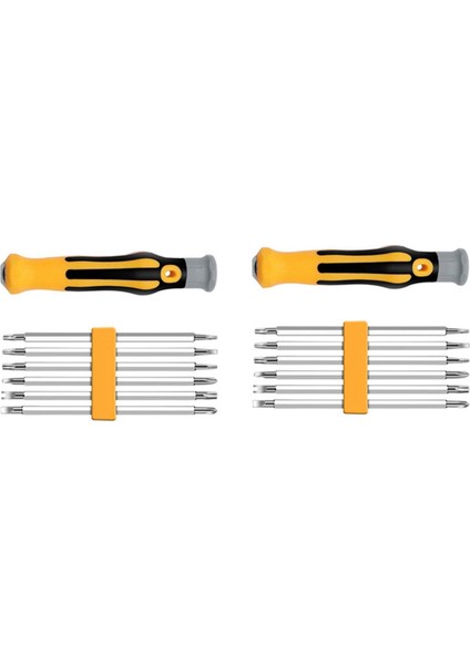 2x 12 In 1 Çok Fonksiyonlu Ev Tornavida Seti Tornavida Özel Şekilli Phillips Çift Kafa Torx Tornavida (Yurt Dışından)