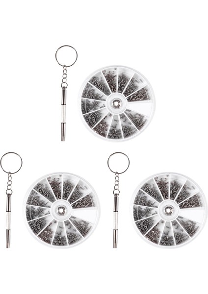 1800 Adet Küçük Paslanmaz Çelik Vidalar 12 Çeşit Elektronik Somun Çeşitleri + 3 Adet Tornavida (Yurt Dışından) fiyatları