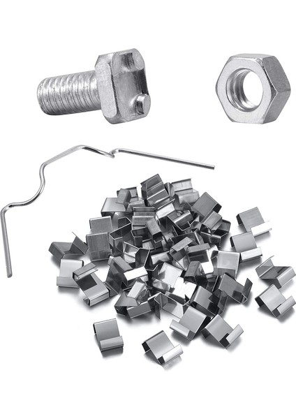 200 Adet Sera Tamir Takımı, Cam W Tel Klip, Z Örtüşme Klipsi, Alüminyum Sera Için Alüminyum Somun ve Cıvata Dahil (Yurt Dışından) indirimleri