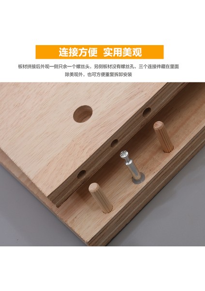 3'ü 1 Arada Vidalı Mobilya Konektörü Elbise Dolabı Bağlantı Fikstürü Eksantrik Somun Bağlantısı (Yurt Dışından) fiyatları