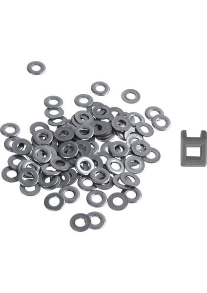 100 Adet M3 3 mm Metrik 304 Paslanmaz Çelik Düz Yıkama ve 1x Tornavida Magnetizer Manyetiklik Giderme Demanyetizer Gri (Yurt Dışından)