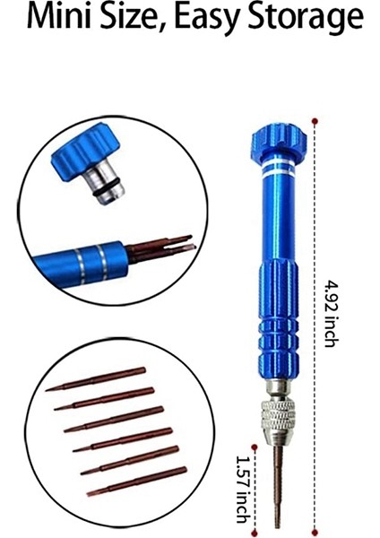 Ncanruı 2 Takım Manyetik 6 In 1 Minik Tornavida Seti, Küçük Tornavida Seti Cep Telefonları Için Mükemmel Mini Vidalar, Izle (Yurt Dışından) fiyatları